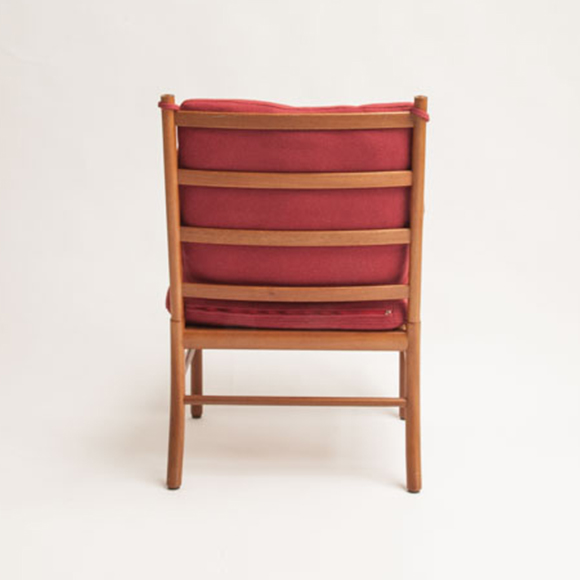 The Colonial Chair, Red Fabric